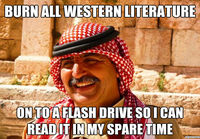 Burn all western literature!