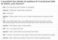 Talking with spiders