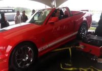 Mustang Shelby GT-500 testipenkissä