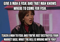 Give man a fish