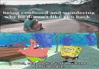 Patrick knows why