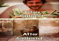 Ennen ja jälkeen tyttöystävän tapaamisen