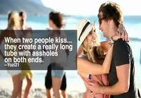 When two people kiss