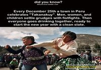 Perinne Perulaisessa kaupungissa