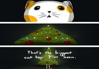 Miten kissat näkevät joulun