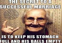Mummo kertoo onnellisen avioliiton salaisuuden