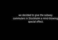 Mainostaulut Ruotsin metroasemalla