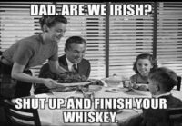Isä, olemmeko me Irlantilaisia?