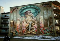 Seinämaalaus Montrealissa