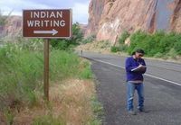 Intiaanikirjoitusta
