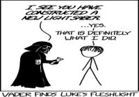 Vader löytää Luken uuden "Valosapelin"