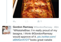 Gordon Ramsay hyväksyy tytön lasagnen