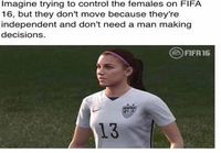 Fifa 16 ja naisjoukkueella pelaaminen