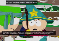 Cartman kertoo pelien pre-ordereista