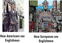 Englantilaiset Amerikkalaisten ja eurooppalaisten silmin