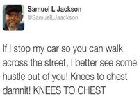 Samuel L. Jackson ja jalankulkijat