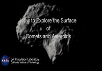 Komeettojen ja asteroidien pintojen tutkimusta tulevaisuudessa