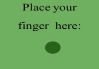 Place your finger here..