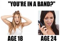 You´re in a band?