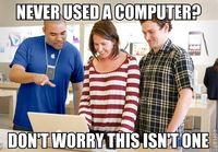 never used a computer?