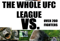 the whole UFC league vs. 20 silverback gorillas