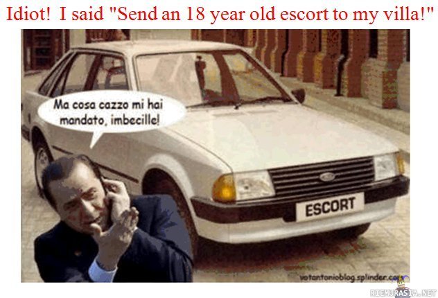 Berlusconin tilaus meni pieleen