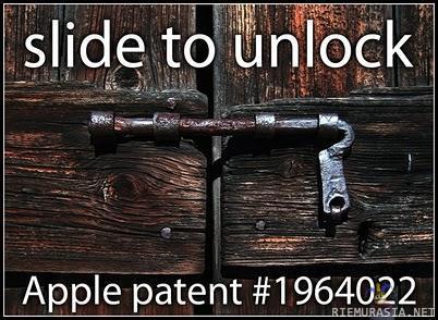 Apple ja patentit - seuraavaksi ne väittää keksineensä pyöränkin vai?