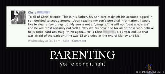 Parenting - doing it right