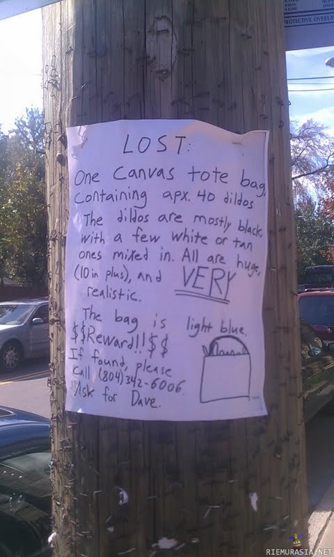 Lost bag..