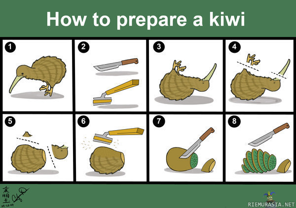 How to prepare a Kiwi