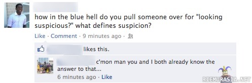 What defines suspiction?
