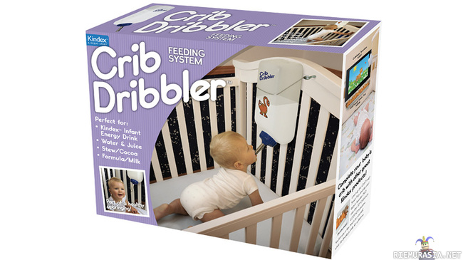 Crib Dribbler - Anna vauvasi juoda kuin hamsteri!