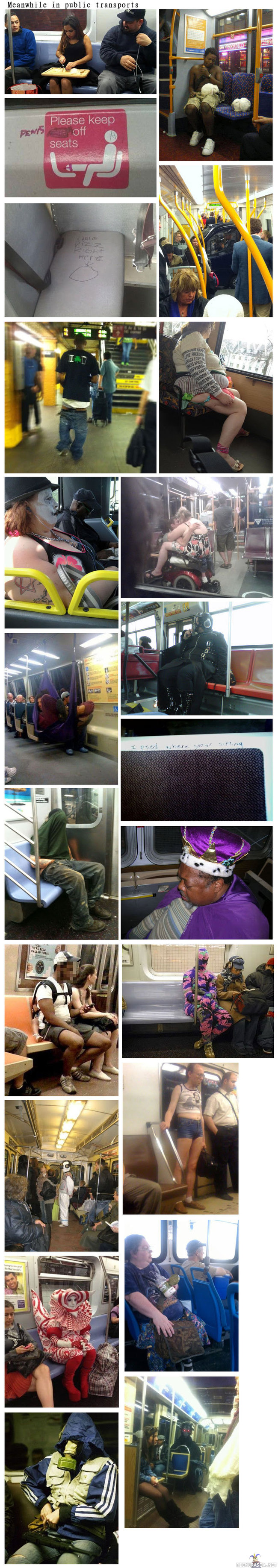 Meanwhile in public transports