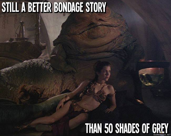 Jabba ja Leia - Paremmat sidontaleikit kuin Fifty shades of Greyssa