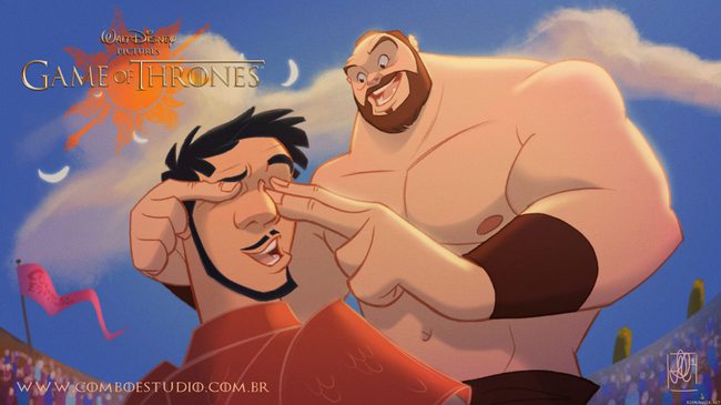 Disneyn Game of thrones - Prinssi Oberyn ennen isoa päänsärkyä Gregor Cleganen toimesta