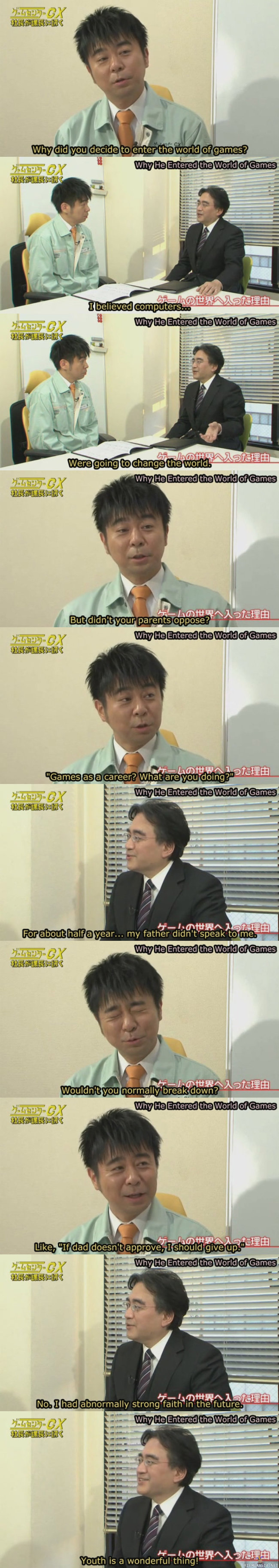 Satoru Iwata ja peliala