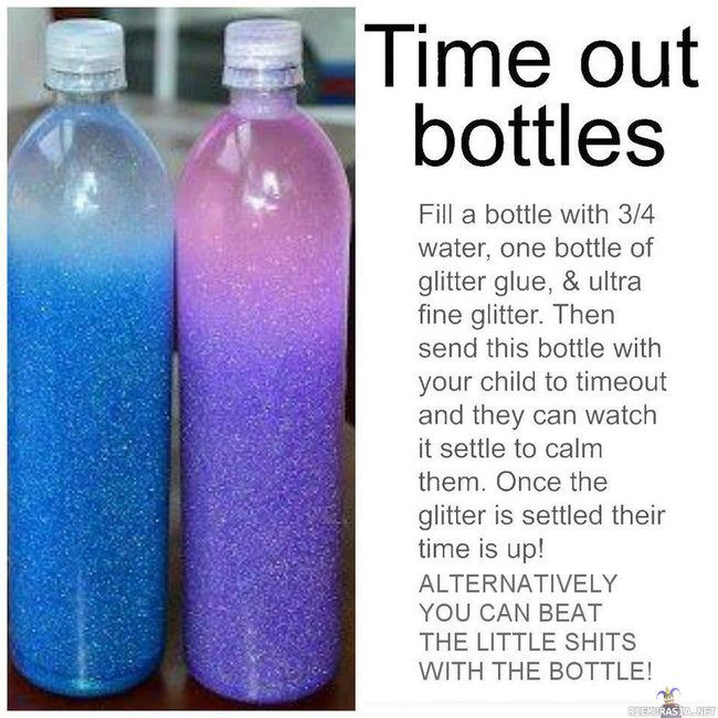 Time-out bottles