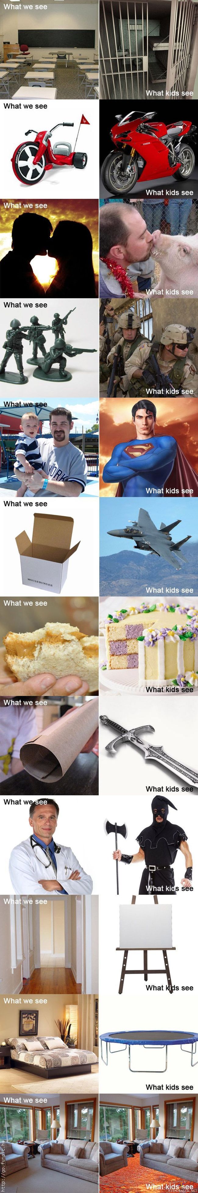 what we see, what kids see