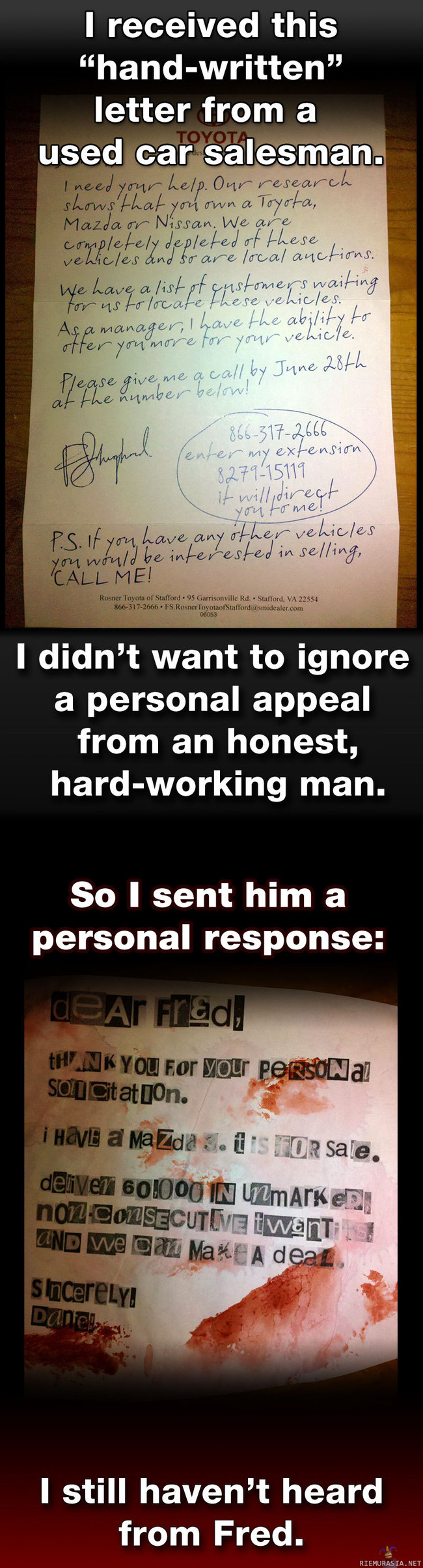 Personal response