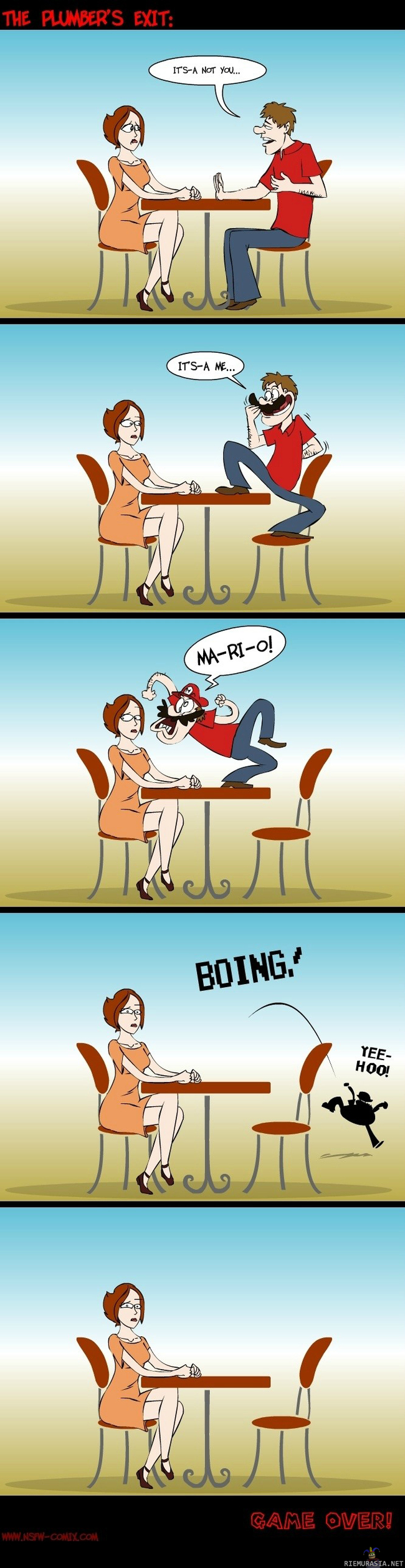 Breaking up - Mario style