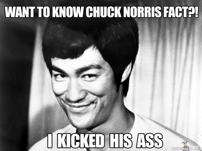 Bruce Lee - Chuck Norris fact