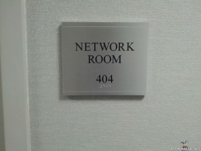 Network room - 404