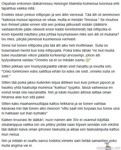 Malmin lääkärintarkastus - Näin Malmilla.