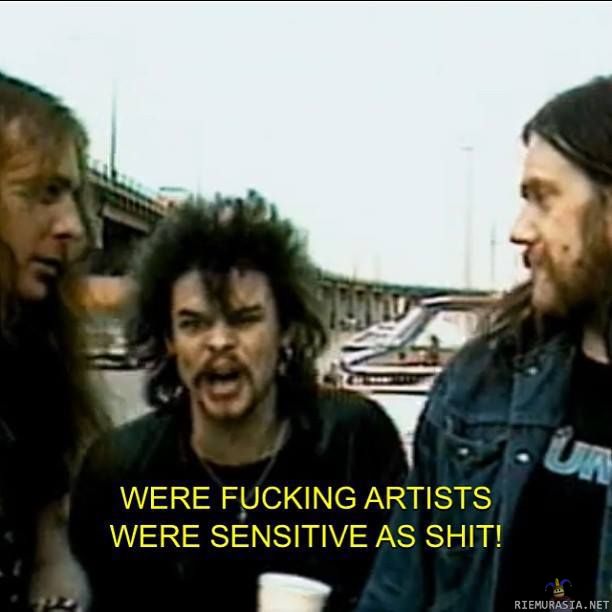 Taiteilijat - Herkkiä tulkitsijoita nämä Motörheadin jätkät