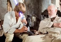 Luke Skywalker ja Obi-wan Kenobi