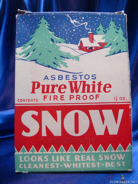 Lunta - Puhdasta valkoista lunta suoraan laatikosta, kestää myös tulta!
