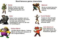 Famous game characters