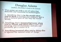 Douglas Adamsin kolme sääntöä teknologiaan suhtautumiseen