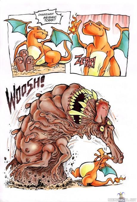 Charizard, seismoisku!