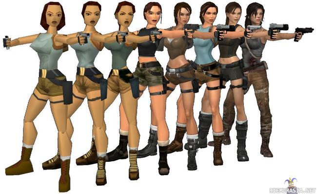 Lara Croftin muutos 